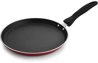 

Black Diamond Non Stick Induction Bottom Flat Tawa 25 cm Red Tawa 25 cm diameter(Stainless Steel, Non-stick, Induction Bottom)