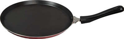 

TG Shoppers Nostick Dosa Tawa Tawa 27 cm diameter(Aluminium, Non-stick), Black;red