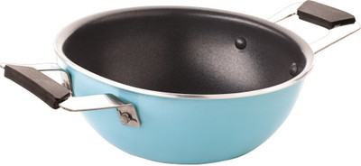 

RECON LittleChef Deep Kadhai 15 cm(Aluminium, Non-stick), Blue