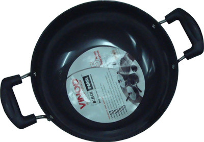 

Vinod 20 cm Deep Kadhai without Lid Kadhai 0.0 cm(Hard Anodised, Non-stick)