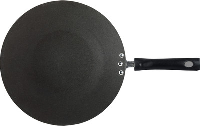 

Vinod Zest Tawa 26 cm diameter(Aluminium, Non-stick, Induction Bottom), Black