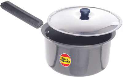 Black Diamond Hard Anodized Boil Fry Pan 21 cm diameter with Lid 2.8 L capacity(Hard Anodised, Non-stick) Black Diamond Hard Anodized Boil Fry Pan 21 cm diameter with Lid 2.8 L capacity(Hard Anodised, Non-stick)