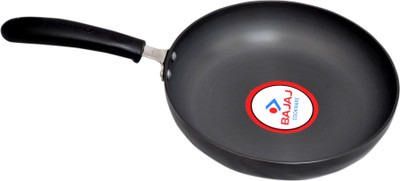 

Bajaj Hard Anodized Fry Pan 24 cm diameter(Hard Anodised, Non-stick, Induction Bottom), Black