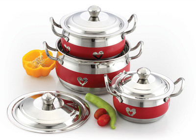 

Next Future GOLD FIFTY FIFTY 1X3 Pot 0.7 L(Stainless Steel), Red