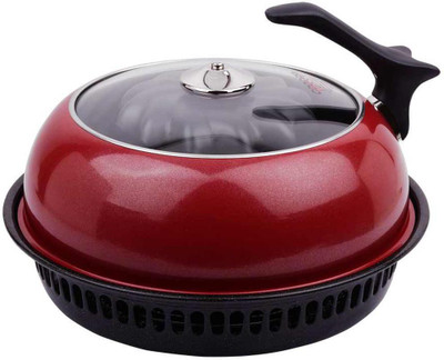 Wonderchef Gas Oven Tandoor by Chef Sanjeev Kapoor Baking Pan 30 cm diameter with Lid Aluminium, Non stick Wonderchef Pans