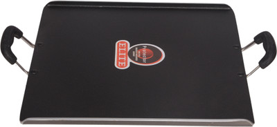 

Elite Pathri Tawa 33 cm diameter(Aluminium, Non-stick), Black