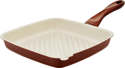 

Mondo Ceramic Coated Stir Stir Fry Pan 26 cm diameter(Ceramic, Non-stick), Brown