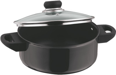 

Vinod Cook & Serve with Lid Pot 3.4 L with Lid(Hard Anodised, Non-stick), Black