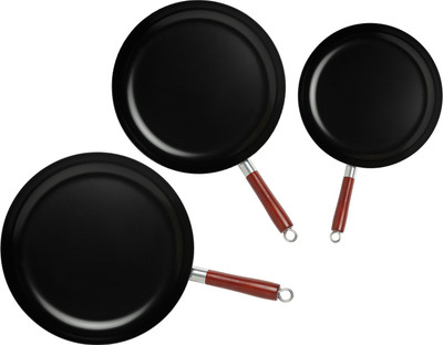 

Hoffner Fry Pan 20 cm diameter(Aluminium, Non-stick, Induction Bottom), Black