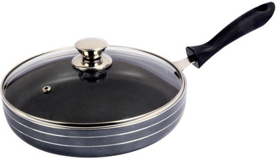 

Bright Home Appliances Fry Pan 15 cm diameter(Aluminium, Induction Bottom), Black