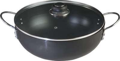 17% OFF on Nirlep Ebony with Lid Kadhai 0 cm diameter with Lid 1.5 L capacity(Glass, Aluminium) 17% OFF on Nirlep Ebony with Lid Kadhai 0 cm diameter with Lid 1.5 L capacity(Glass, Aluminium)