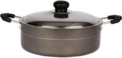 

Elite Pot 1 L with Lid(Aluminium, Non-stick), Grey