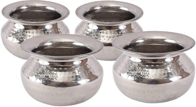 

IndianArtVilla Serving Briyani Handi Handi 1 L(Stainless Steel)