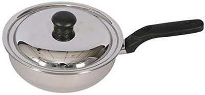 

DSK Flat Pan 20 cm diameter(Stainless Steel, Induction Bottom), Silver