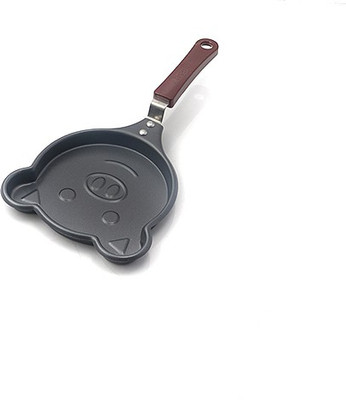 

Pratha Fry Pan 17 cm diameter(Aluminium, Non-stick), Black