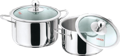 

Vinod Friendly Tuscany Pot 1 L with Lid(Stainless Steel, Induction Bottom)