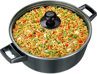 Hawkins Futura Cook-n-Serve with Glass Lid Pot 3 L(Aluminium, Non-stick) available at flipkart for Rs.1545