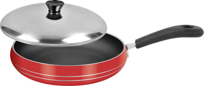 

Jaipan Stir Fry Pan 25 cm diameter(Aluminium, Non-stick, Induction Bottom), Maroon