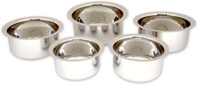 

Uniqraft Pot 1 L(Steel), Silver