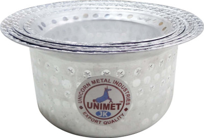 

JK Vallabhdas Mathar Baby Topes Pot 0 L(Aluminium), Clear
