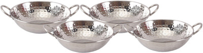 

IndianArtVilla Steel Kadai with Handle Kadhai 14 cm(Stainless Steel)