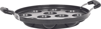 

Pigeon WonderCast Panniyarakal 11 Rounds Paniarakkal Pan 0 cm diameter(Aluminium, Non-stick), Black