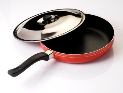 

Nandani NDFP-13WL Fry Pan 26 cm diameter(Aluminium, Non-stick), Multicolor
