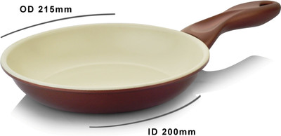 

Mondo Ceramic Coated Fry Pan 20 cm diameter(Ceramic, Non-stick), Brown