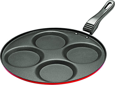 

Hina Tawa 11 cm diameter(Aluminium, Non-stick), Black