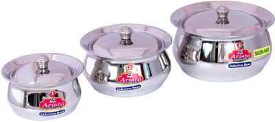 Aristo Tope Set 2.5 L capacity 16 cm diameter(Stainless Steel) Aristo Tope Set 2.5 L capacity 16 cm diameter(Stainless Steel)
