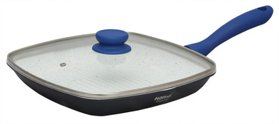 

Hoffner Pot 1 L with Lid(Aluminium, Ceramic, Non-stick, Induction Bottom), Multicolor