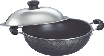 

Prestige Omega Kadhai 20 cm(Aluminium, Non-stick), Grey