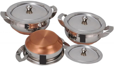 

Kitchen Krafts Handi 1 L with Lid(Stainless Steel), Silver
