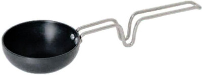 

Black Diamond Hard Anodized Tadka Fry Pan 13 cm diameter with Lid(Hard Anodised, Non-stick)