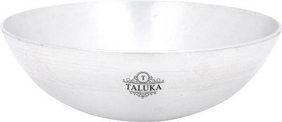 

Taluka (14.5" x 6.5" inches) Aluminium Kadhai Wok Capacity 3.5 Liter Size :- BIG Cookware Home Products. Kadhai 36 cm(Aluminium), Silver