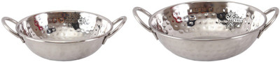 

IndianArtVilla Steel Kadai with Handle Kadhai 13 cm(Stainless Steel)