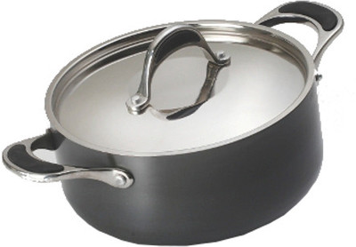 20% OFF on Alda Induction Friendly Hard Anodised Casserole with Stainless Steel Lid Pot 4.5 L(Hard Anodised, Non-stick, Induction Bottom) 20% OFF on Alda Induction Friendly Hard Anodised Casserole with Stainless Steel Lid Pot 4.5 L(Hard Anodised, Non-stick, Induction Bottom)