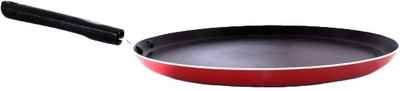 

Lavelle Kitchen Dosa Tawa 2.6mm Tawa 25 cm diameter(Aluminium, Non-stick), Black;red