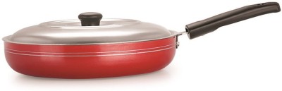 

Bala fry pan size 13 Fry Pan 27 cm diameter(Aluminium, Non-stick), Red