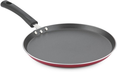 

Aristo Tawa 28 cm diameter(Aluminium, Non-stick, Induction Bottom), Black;maroon
