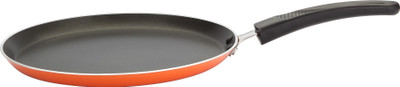 

Greenchef Induction Base Tawa 25 cm diameter(Aluminium, Non-stick, Induction Bottom), Black