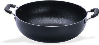 

Sumeet 2.6mm Nonstick No. 14 Deep Kadhai 24 cm(Aluminium, Non-stick), Black;red