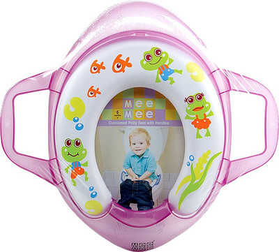 

MeeMee Soft Cushioned Potty Seat with Support Handles Potty Seat(Purple)