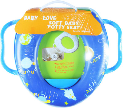

Ole Baby Soft Baby Universe Earth Prints With Side Handle Potty Seat(Multicolor)