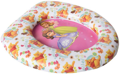 

Baby Bucket Soft Padded POOH Print Training Toilet Potty Seat(White)