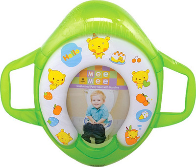 

MeeMee Soft Cushioned Potty Seat with Support Handles Potty Seat(Green)