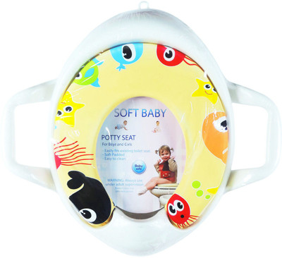 

Ole Baby Soft Baby Sea Friends With Side Handle Potty Seat(Blue)