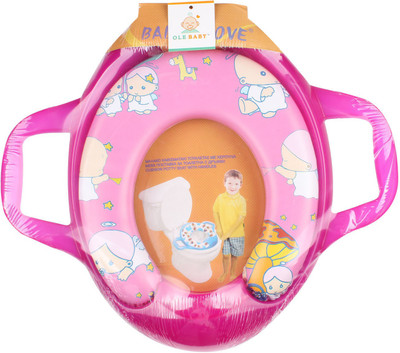 

Ole Baby Jumbo Soft Cushion Baby Angel Potty Trainer Seat Assorted Potty Seat(Pink)