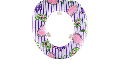 

Lilsta Cushioned Bird Print Potty Seat(White)