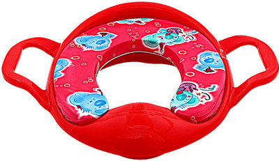 

DealBindaas Cushioned Potty Seat With Handle Red Potty Seat(Red)